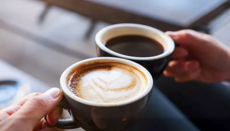 two cups of coffee