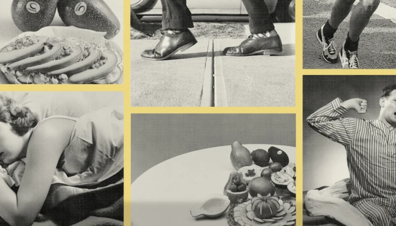 depictions of sleep, diet and exercise